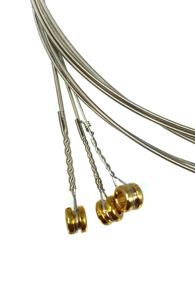 Cigar Box Guitar String Set: 3-string Electric Light Open D Tuning