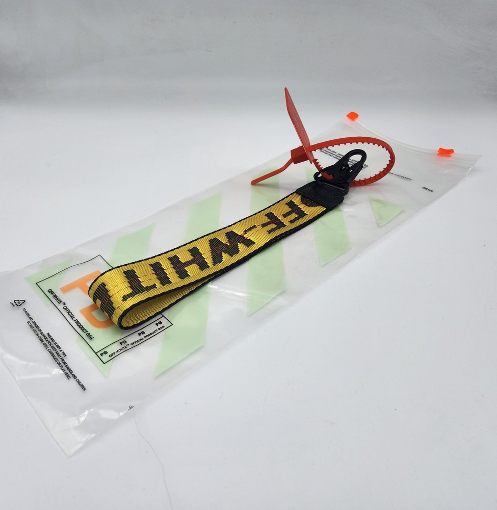 Off White Industrial Clasp Keychain Lanyard