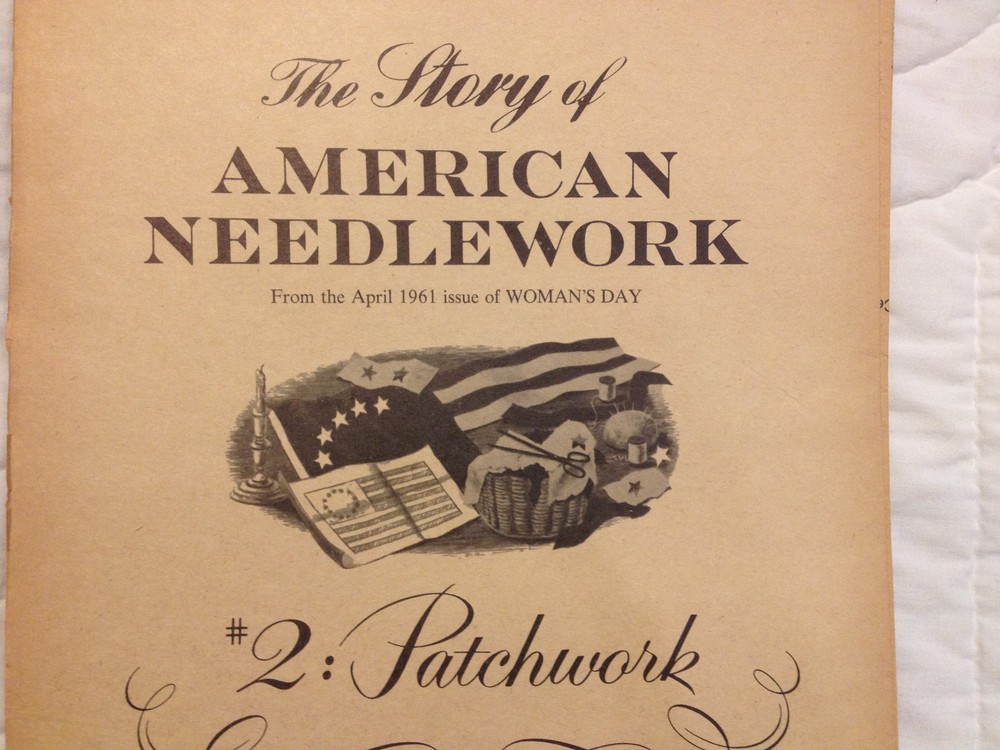Vintage 1961 American Needlework Craft Patterns Patchwork April Womans Day