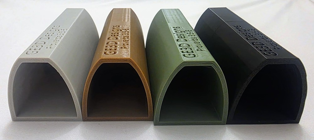 3D Printed D-Shaped Pleco Breeding Cave w/ Removable Back | Stackable Breeding