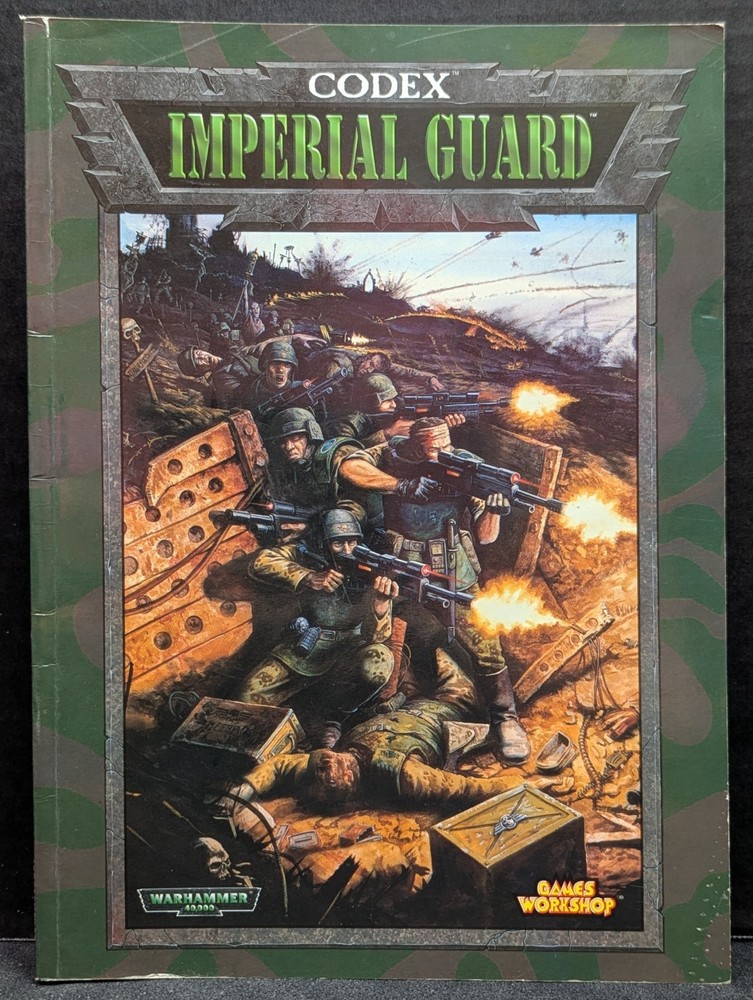 Codex: Imperial Guard Warhammer 40k Games Workshop 1999 Vintage Book RPG OOP