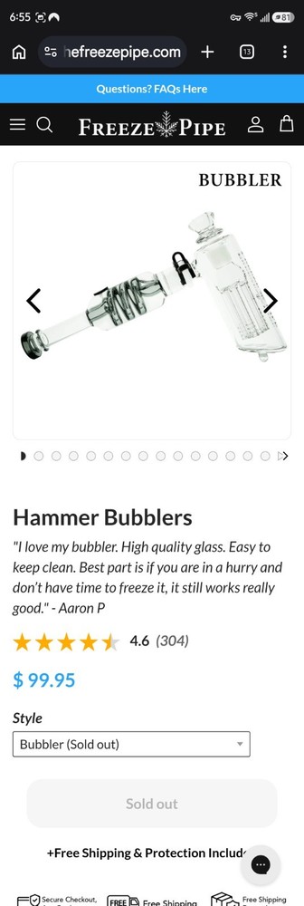 glycerin water pipe bong glass