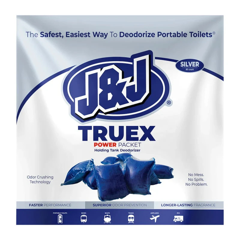 RV Holding Tank Deodorizer Drop In Packets Portion Control 80 Packets Truex
