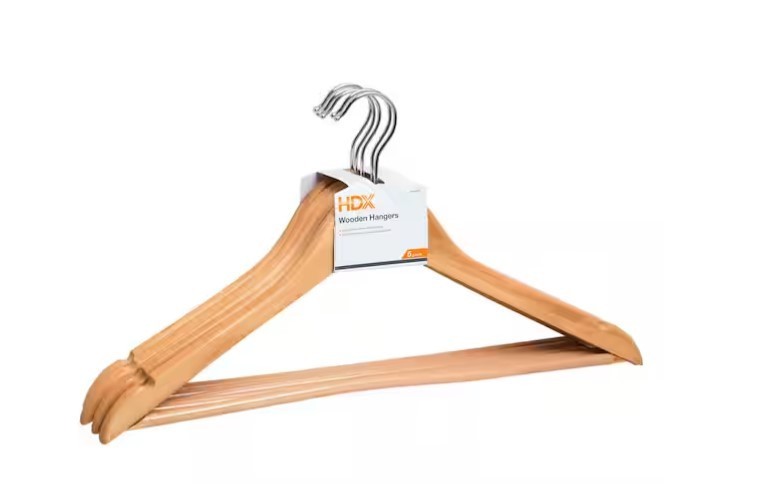 Natural Maple Hangers (5-Pack)