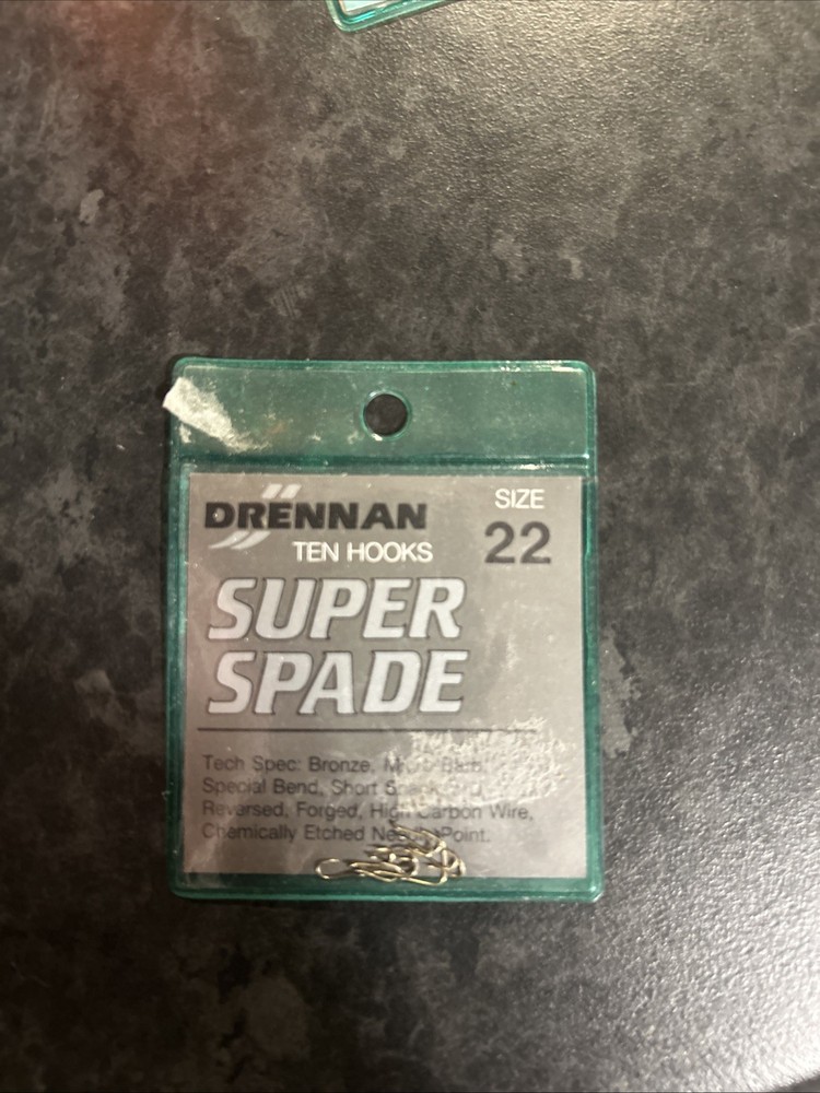 Drennan Super Spade Micro Barb Size 22 Hooks