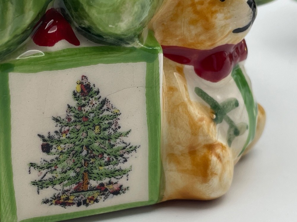 Spode figural Christmas Tree Candy trinket Jar Small 7" 250th Anniversary