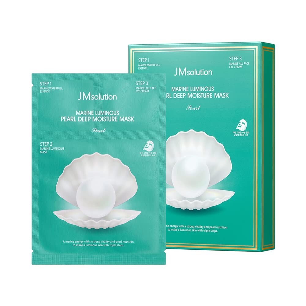 JM Solution Marine Luminous Pearl Deep Moisture Mask 1 Pack (10 Sheets)