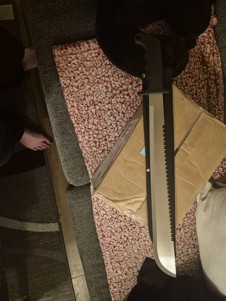 Machete With Case Cover