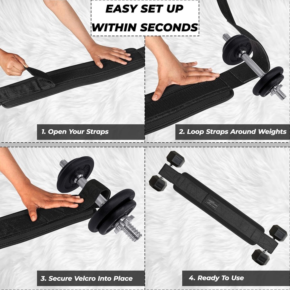 Hip Thrust Belt - Heavy duty, Comfortable, Adjustable hip belt for...(450 lbs)..