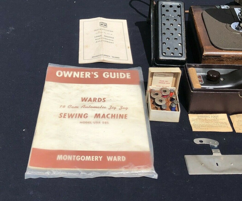 Montgomery Wards Model -R Vintage Sewing Machine