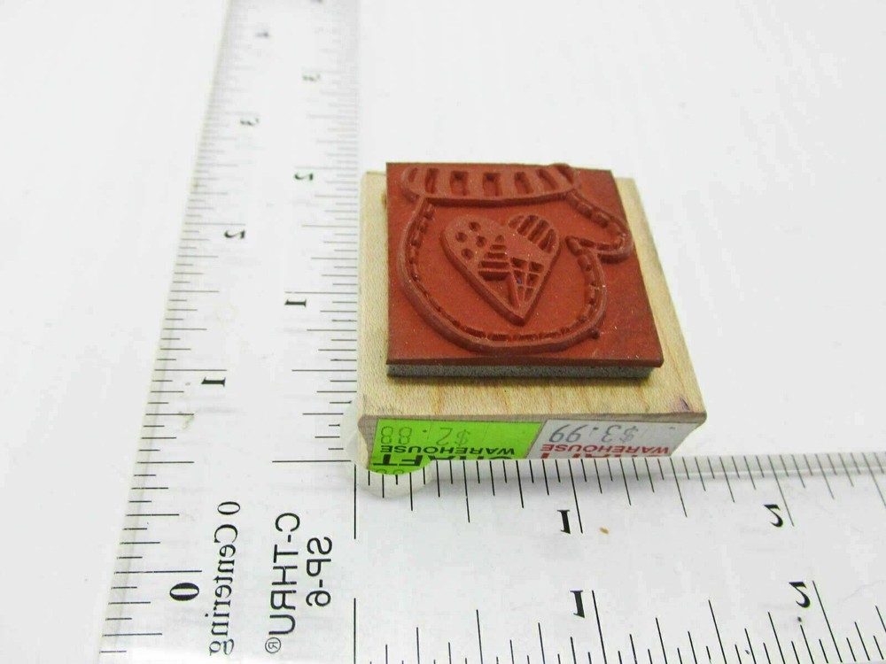 Love Mitten Rubber Stamp - Stamp Set B352