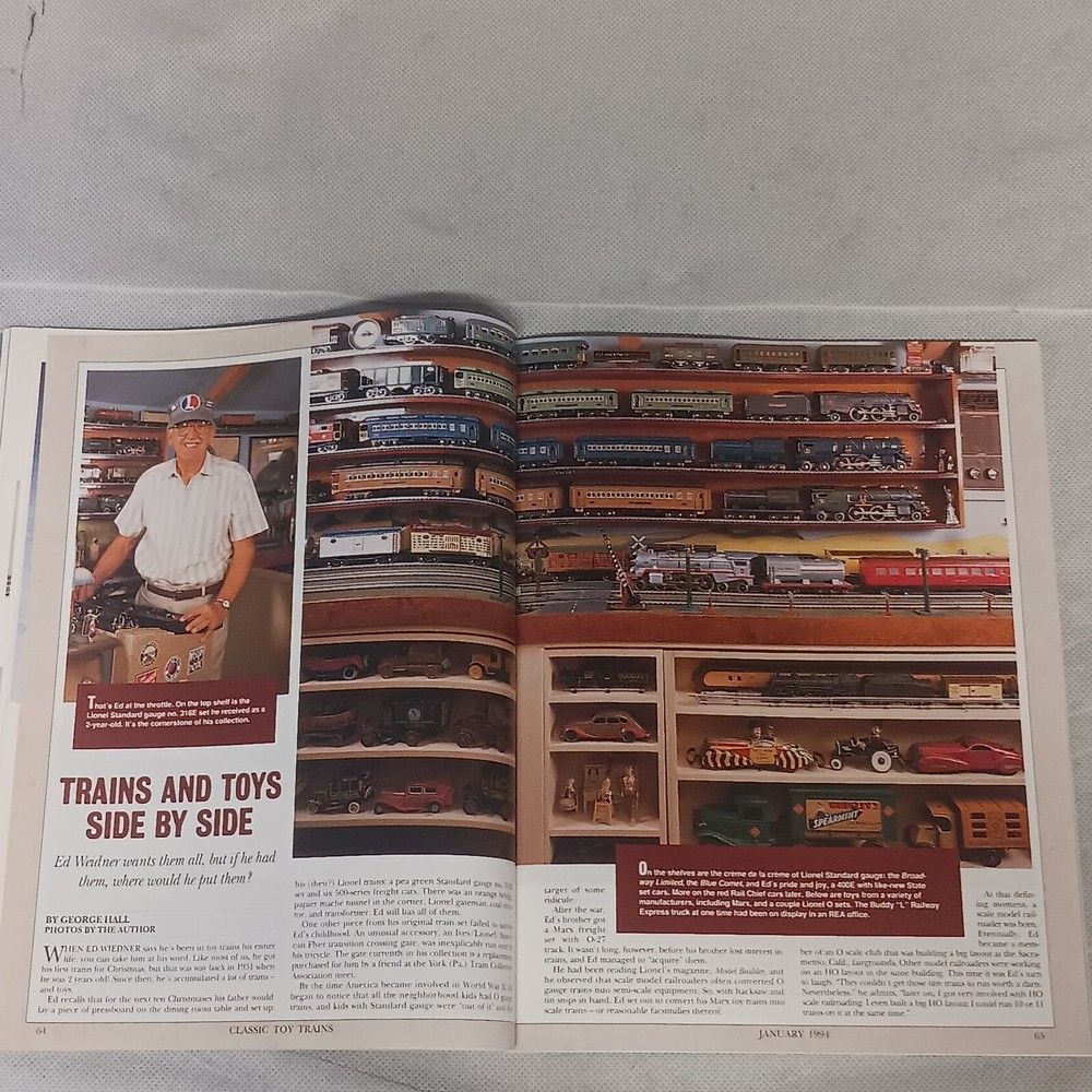 Classic Toy Trains Magazine January 1994