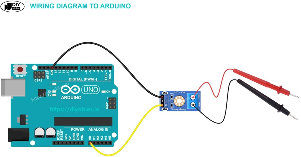 Voltage Sensor DC 0-25V Module, 5 PCS Voltage Detection for Arduino ESP32
