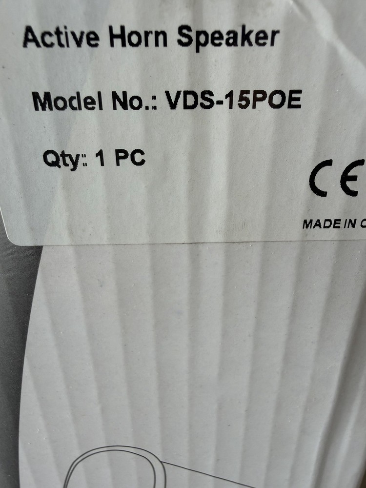 POE Active Horn Speaker Public Address System