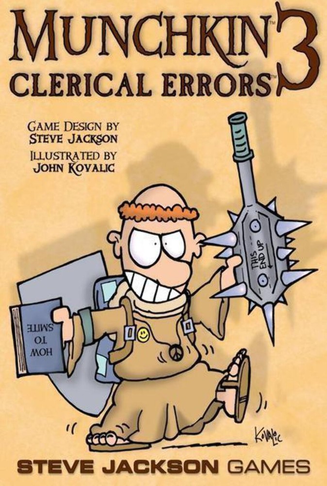 Munchkin 3 - Clerical Errors Card Game Expansion