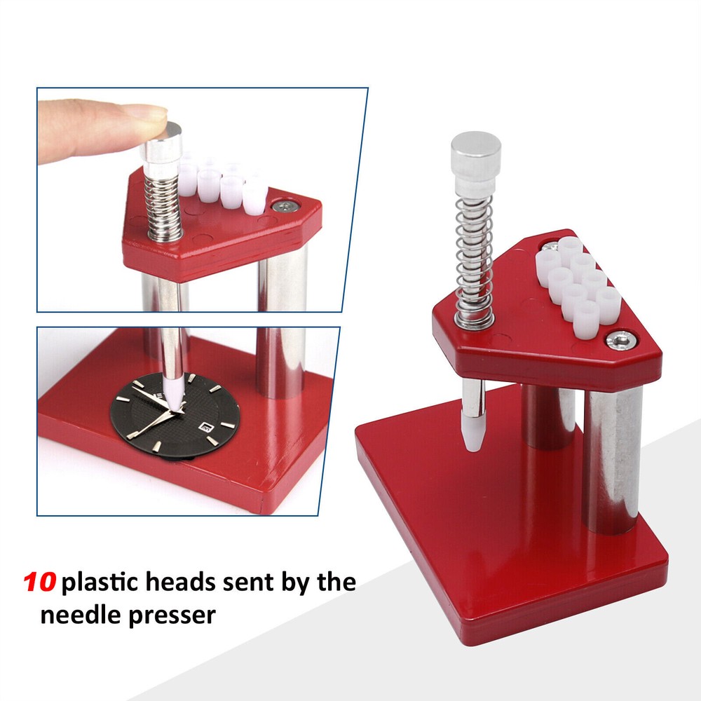 Watch Repair Tools Puller Plunger Watch Hand Presto Presser Press Fitting Kit