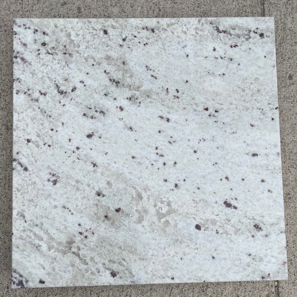 12x12 Tile Granite Stone Ruby White Garnet Floor crate (10 Square Feet) T-13B