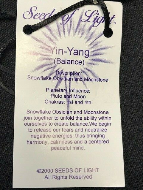 METAPHYSICAL and BEAUTIFUL " YIN YANG " PENDANT
