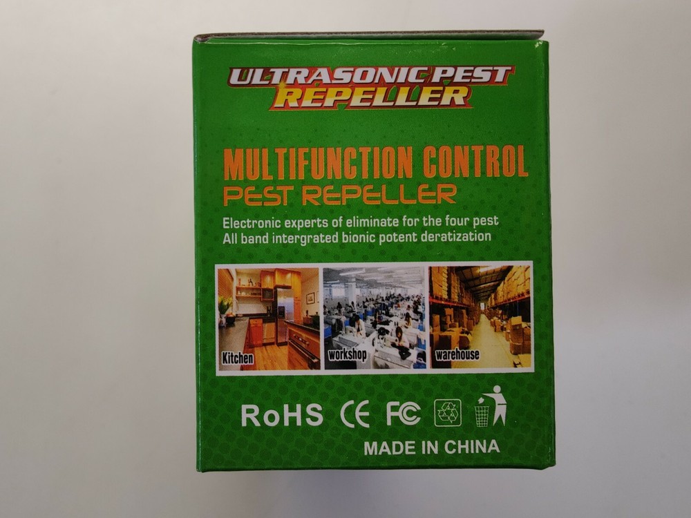 3*Electronic Pest Reject Control Ultrasonic Repeller Home Bug Rat Spider Roaches