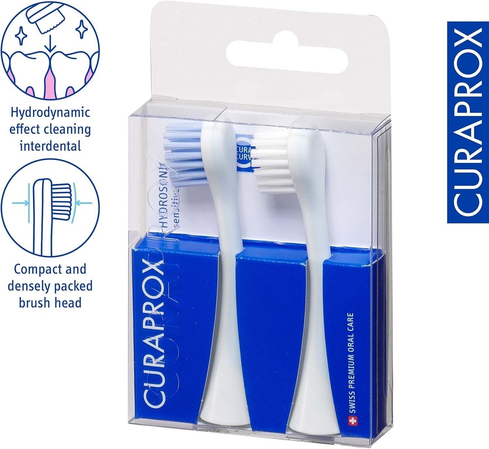 Curaprox Hydrosonic Pro Sensitive Heads - 2 Count