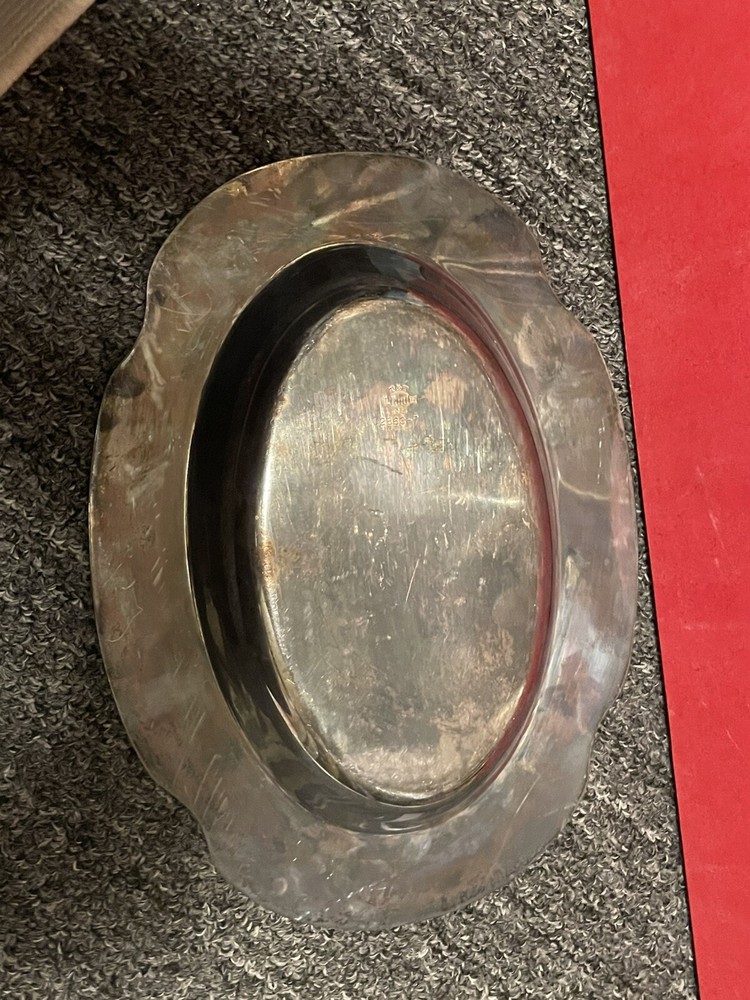 T&T 2863-7 Silver Plate Oval Serving Dish EPNS (CA)
