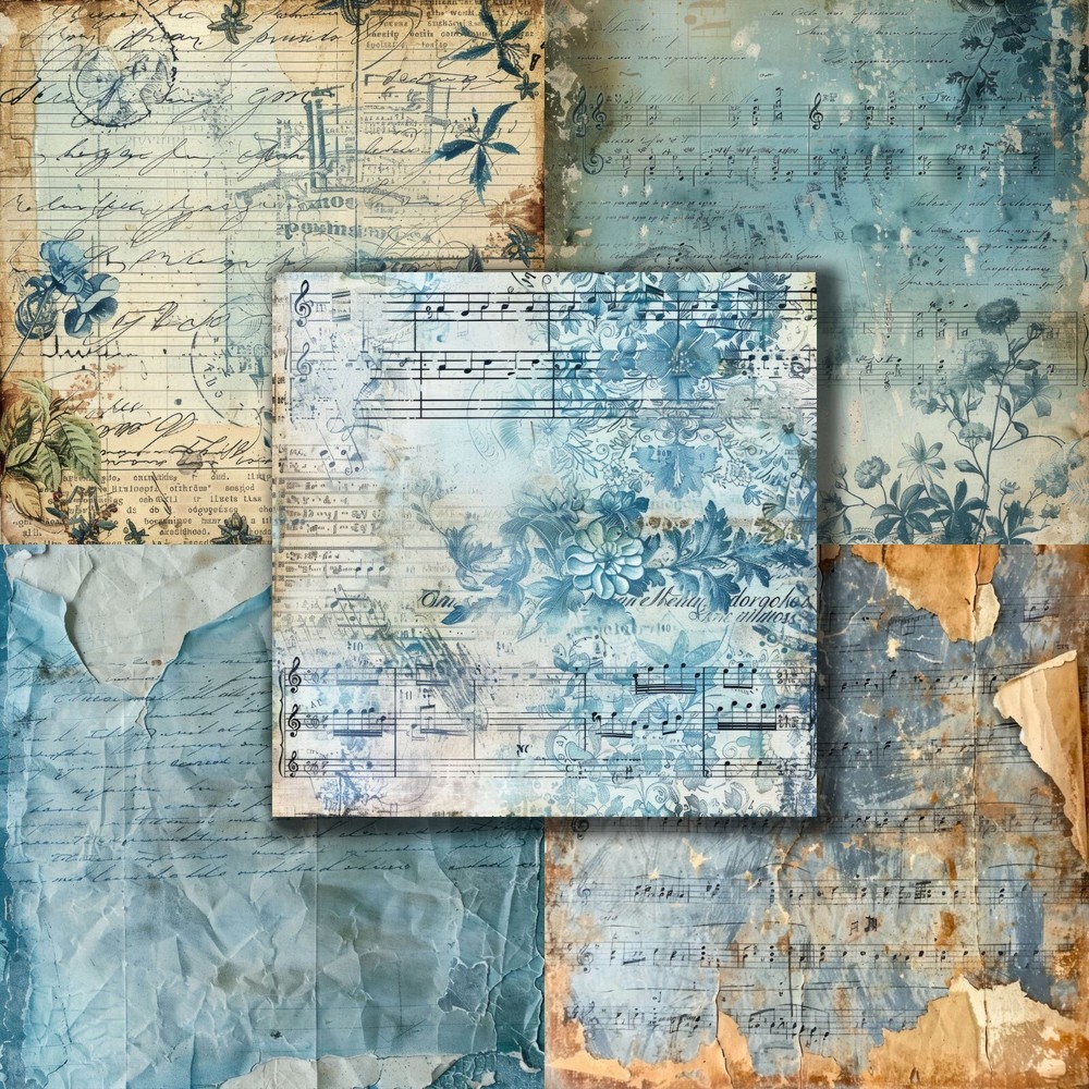 BLUE COTTAGECORE - Paper Pack