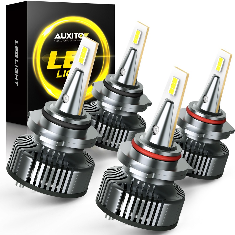 AUXITO 9005 9006 LED Headlight KIT Combo Bulbs High Low Beam Super Bright White