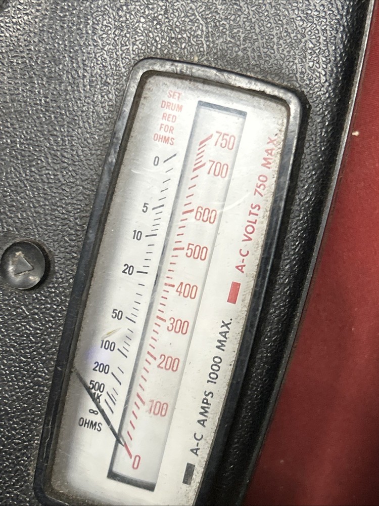 Vintage GE Voltmeter Meter Snapper 1000 942D