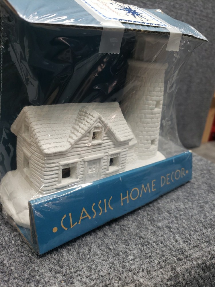 White Ceramic Lighthouse To Diy Paint