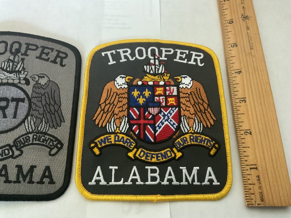Alabama State Trooper SRT collectable Patch full size Set tracking insured
