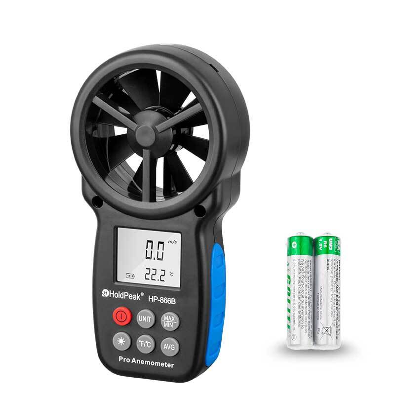 Digital Anemometer Wind Speed Meter Wind Measuring Air Flow Meter Velometer
