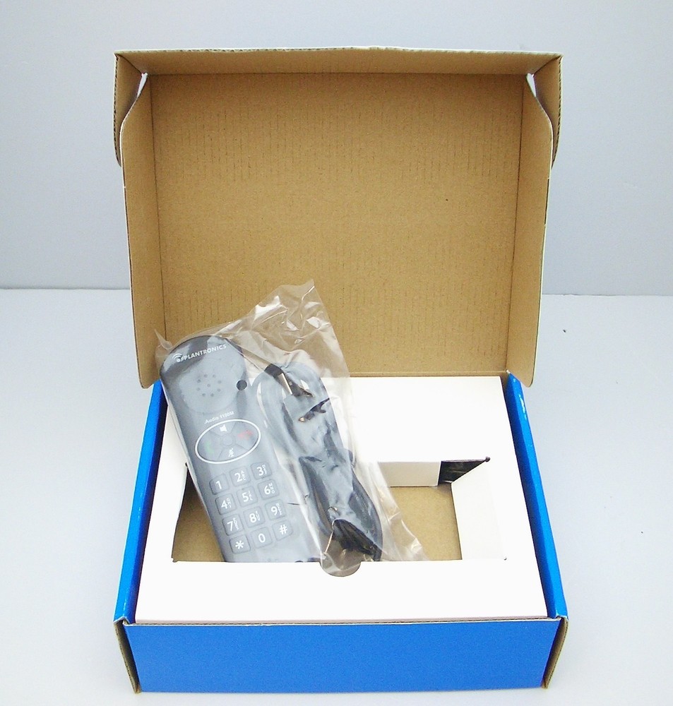 Plantronics Audio 1100M Computer USB Handset for Microsoft Lync & MOC New In Box