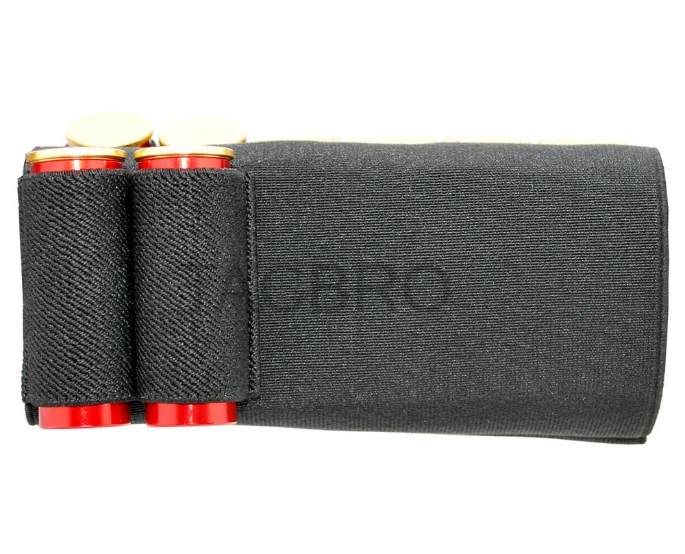 Black Butt Stock 8 Shells 12GA 20GA Shell Ammo Buttstock Holder
