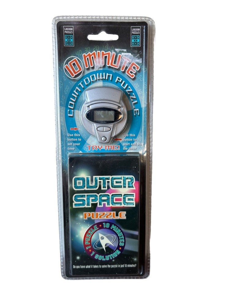 10 MINUTE COUNTDOWN PUZZLE OUTER New  SPACE A