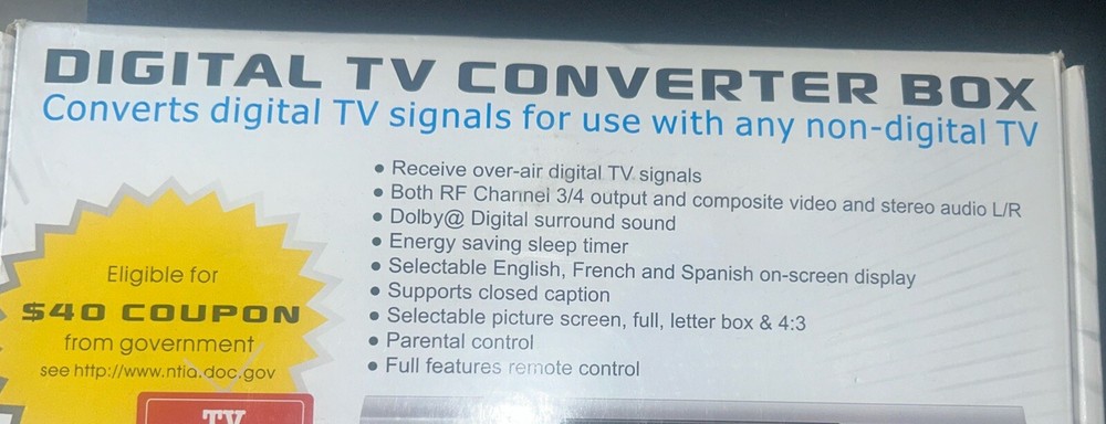 ZAt-857 Digital Converter Box Unwell