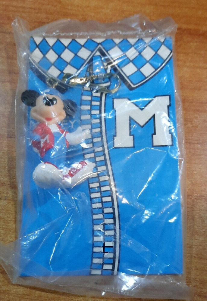 Disney & Avon 1990 Be-Boppin' Mickey Mouse Zipper Pull NIP