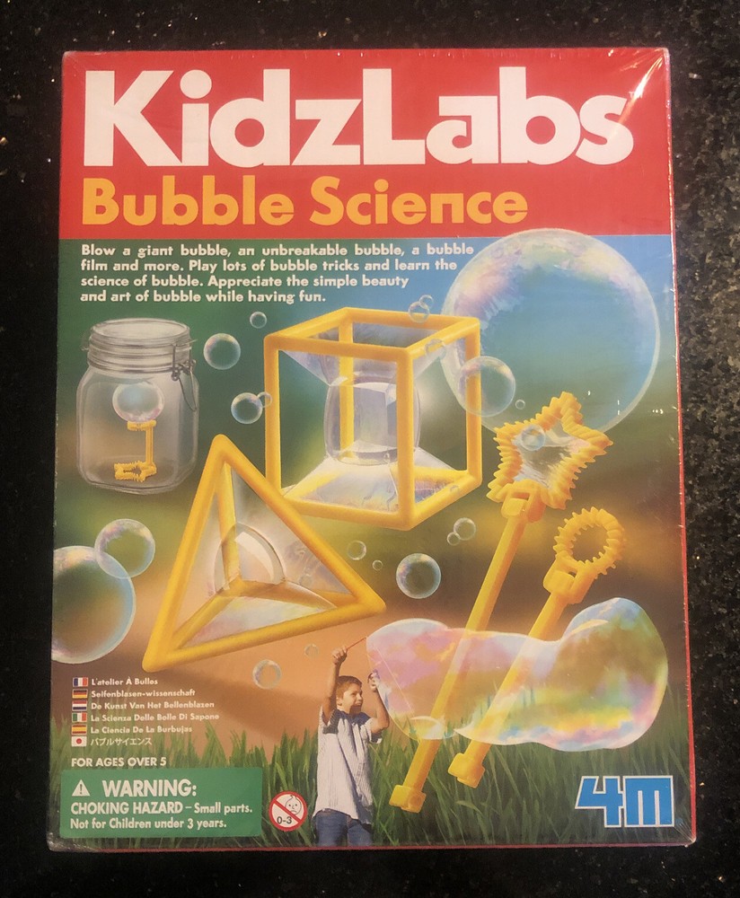 BUBBLE SCIENCE KIT 4M Kidz Labs Educational Sealed
