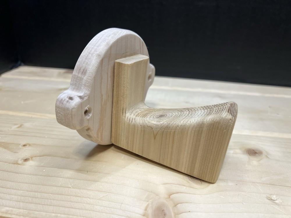 Wooden Sauna Wall Hook / Sauna Whisk Holder – Handmade Solid Wood Hook