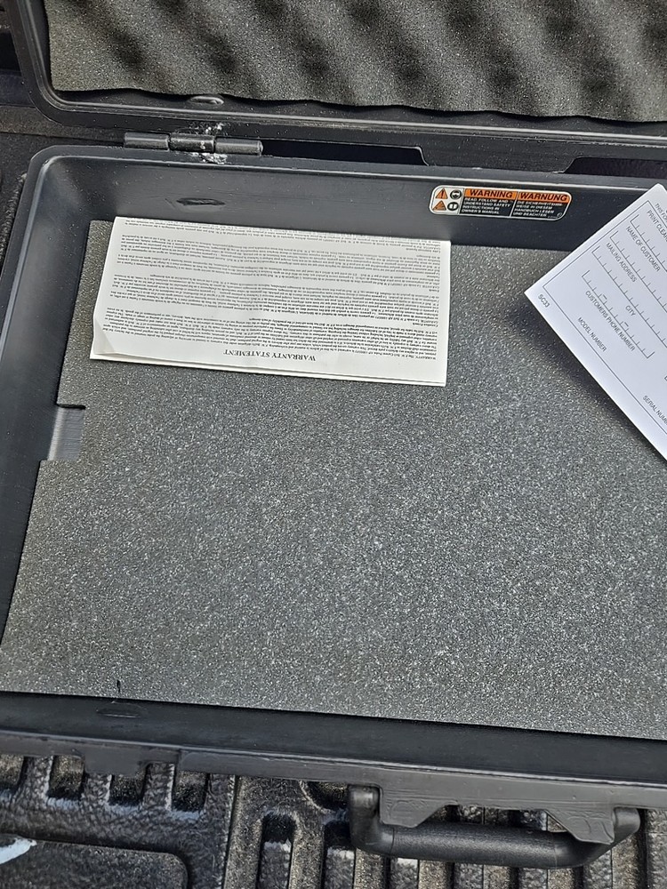 Snap On MicroVAT Carrying Case Like New Foam Lined Case