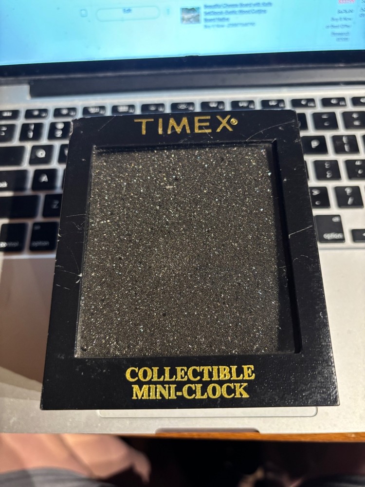 Timex Mini Collectible Clock  Box only