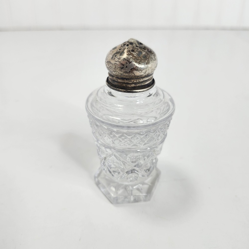 Imperial Cape Cod Crystal Footed Salt Or Pepper Shaker