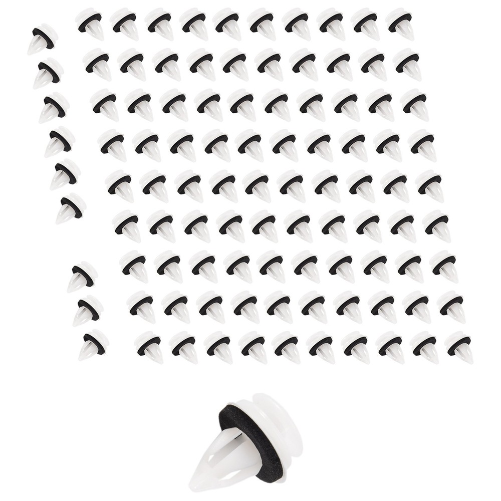 100Pcs 51418224768 Plastic Rivets Clip for- E46 E53 E90 E91 E70 Door Panel7627