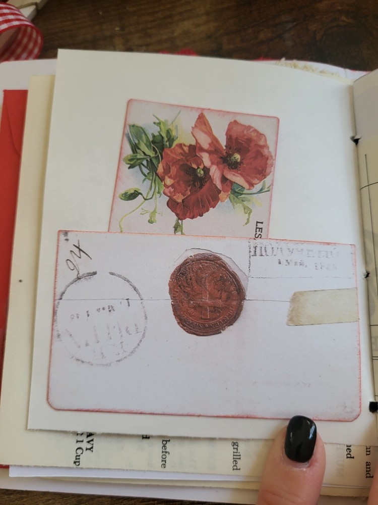 All Red And White Eclectic Journal