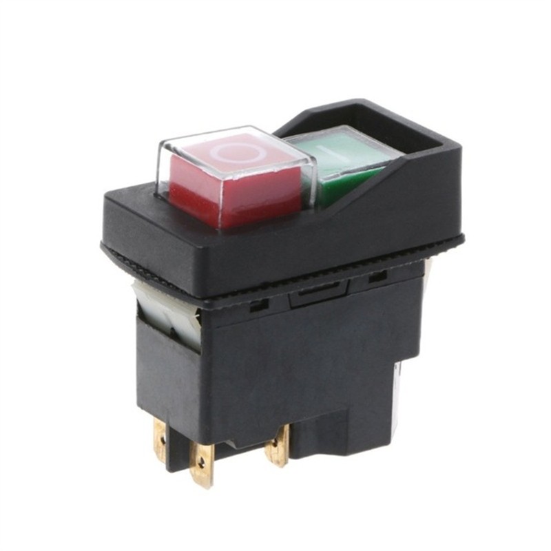 IP55 Waterproof Push Button Switch Electromagnetic Switch 4 Pin 16A