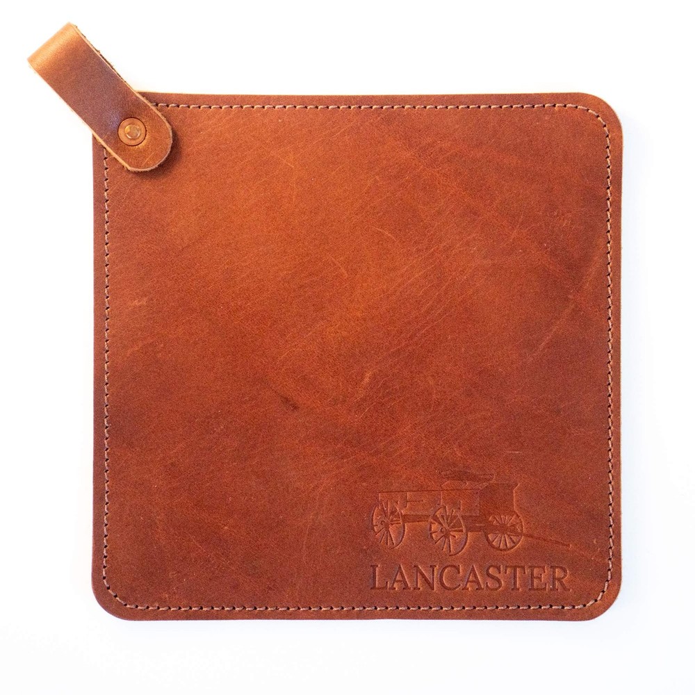 Leather Pot Holder - Double Layered, Handmade Hot Pot Holders - Best Kitchen ...