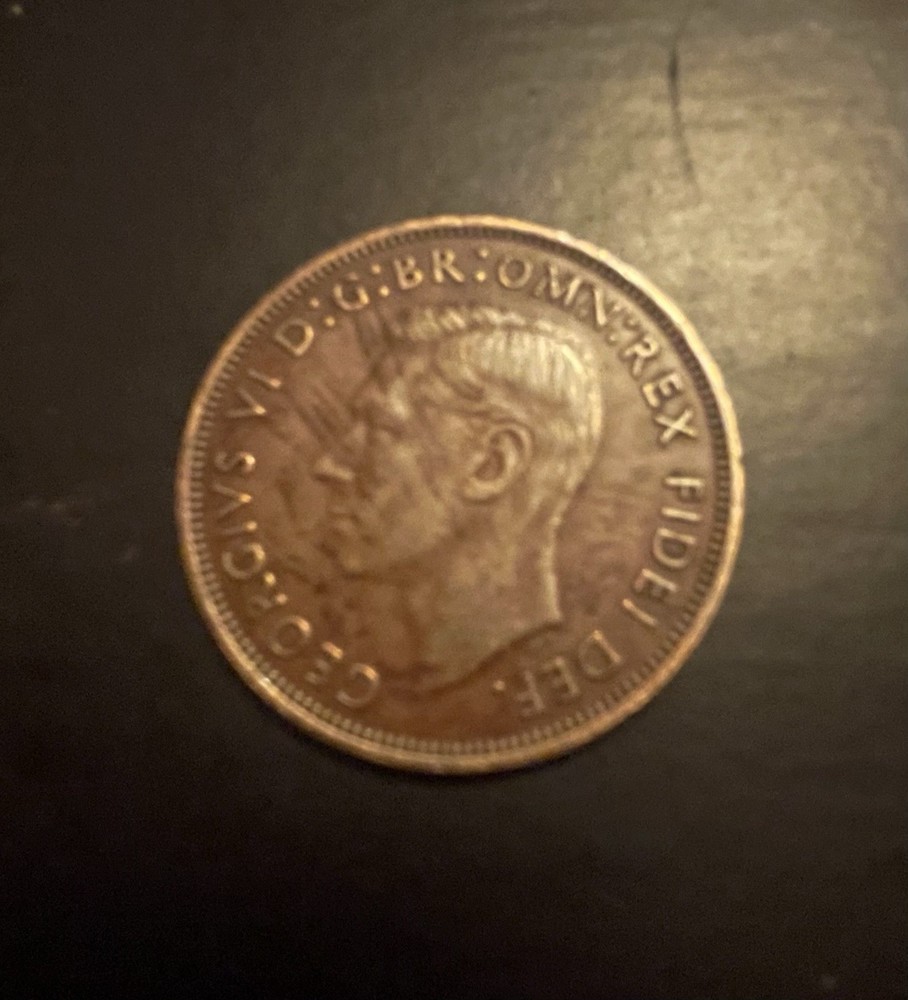 1951 Australian Penny LOOK at That Aging Process Turning Bronze
