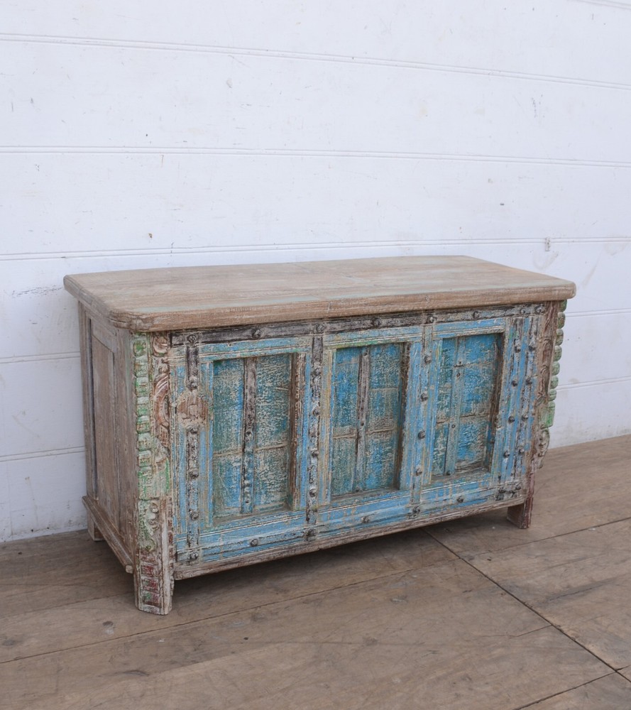 Reclaimed Teak Wood Trunk with storage