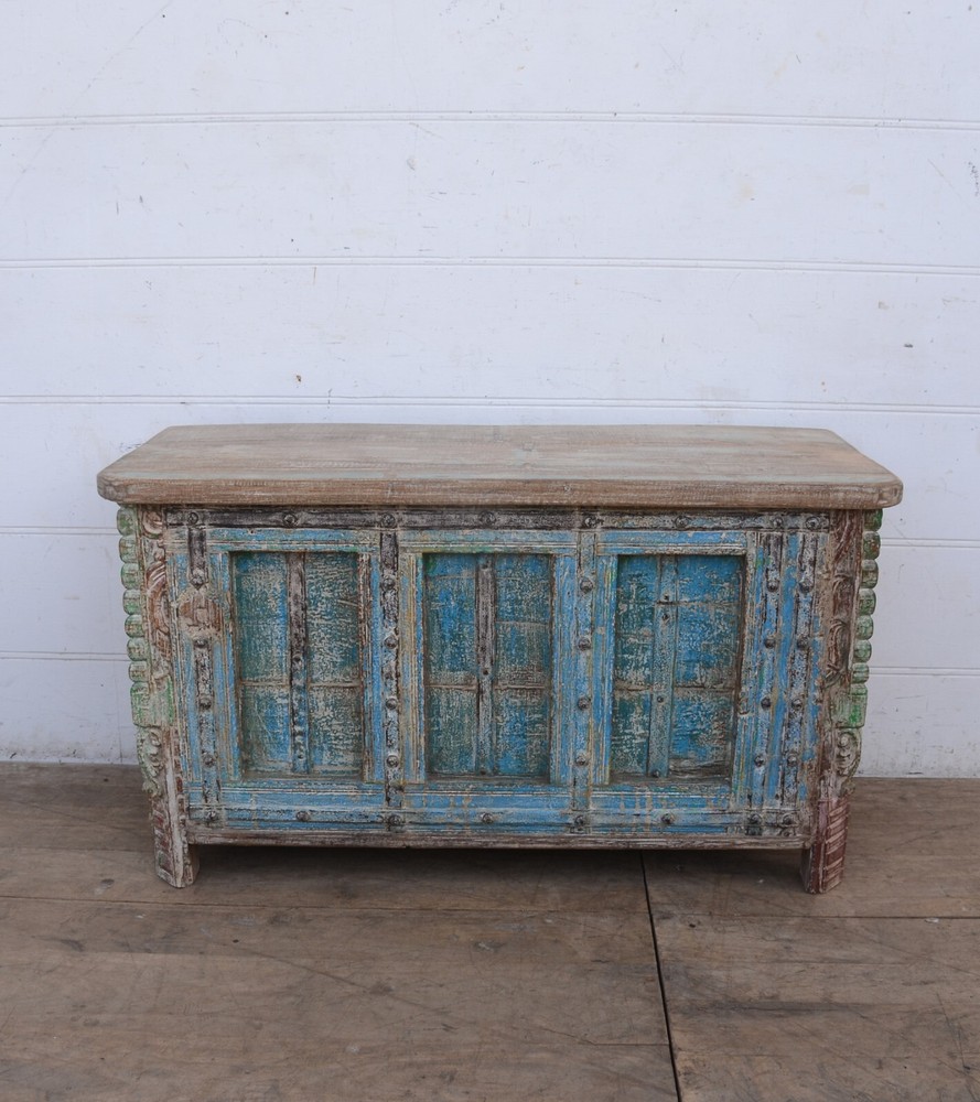 Reclaimed Teak Wood Trunk with storage