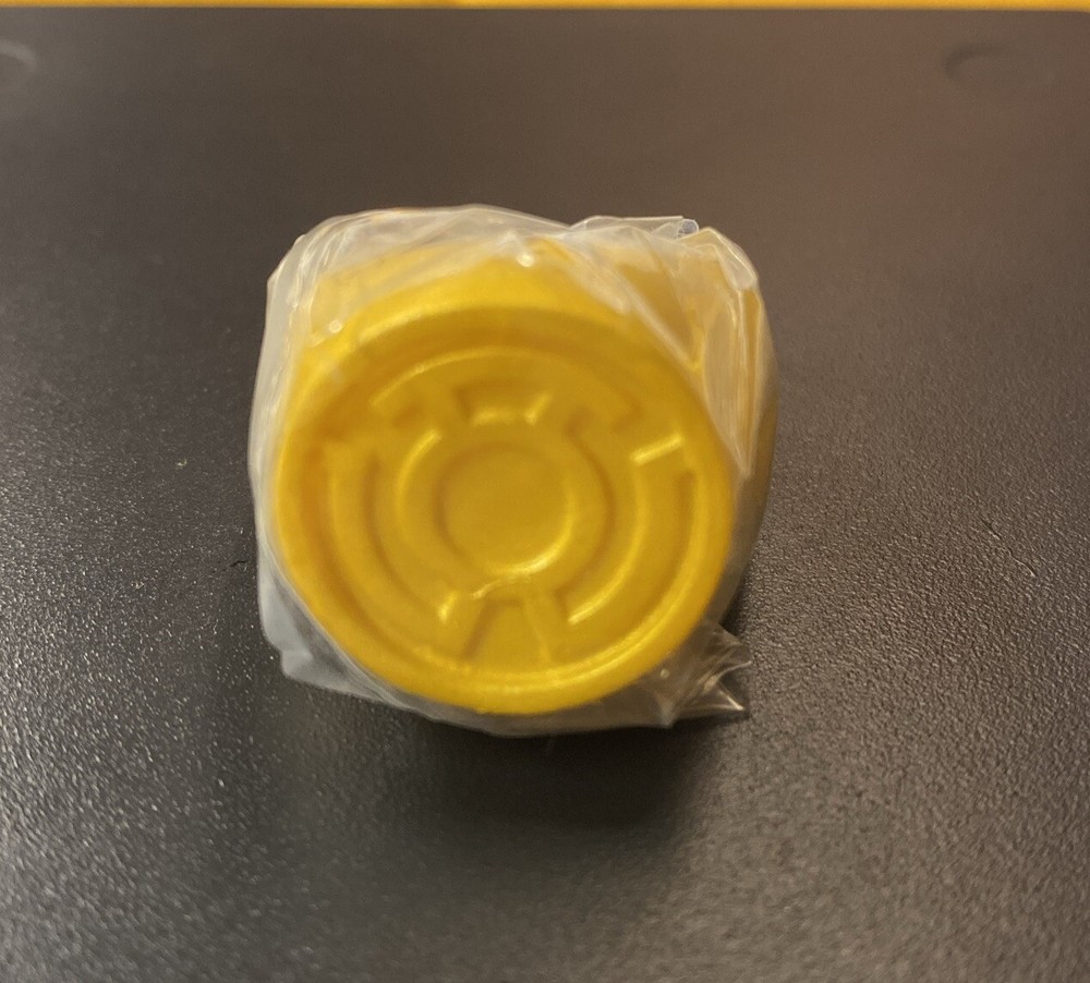 DC Comics Blackest Night Promo Yellow Lantern Sinestro Corp Power Ring