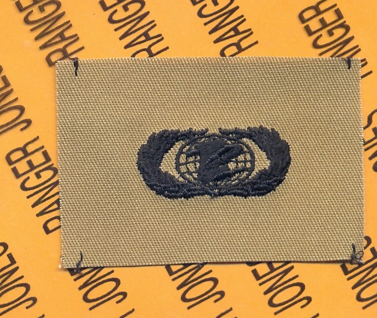 USAF Information Management Qualification desert badge patch